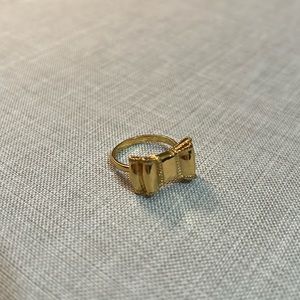 Kate Spade Gold Bow Ring | Size 7